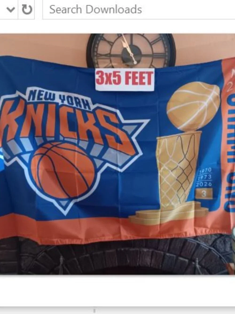 New York Knicks 2026 1973 + 1970 3x NBA Champions 3X5 Feet Flag Banner